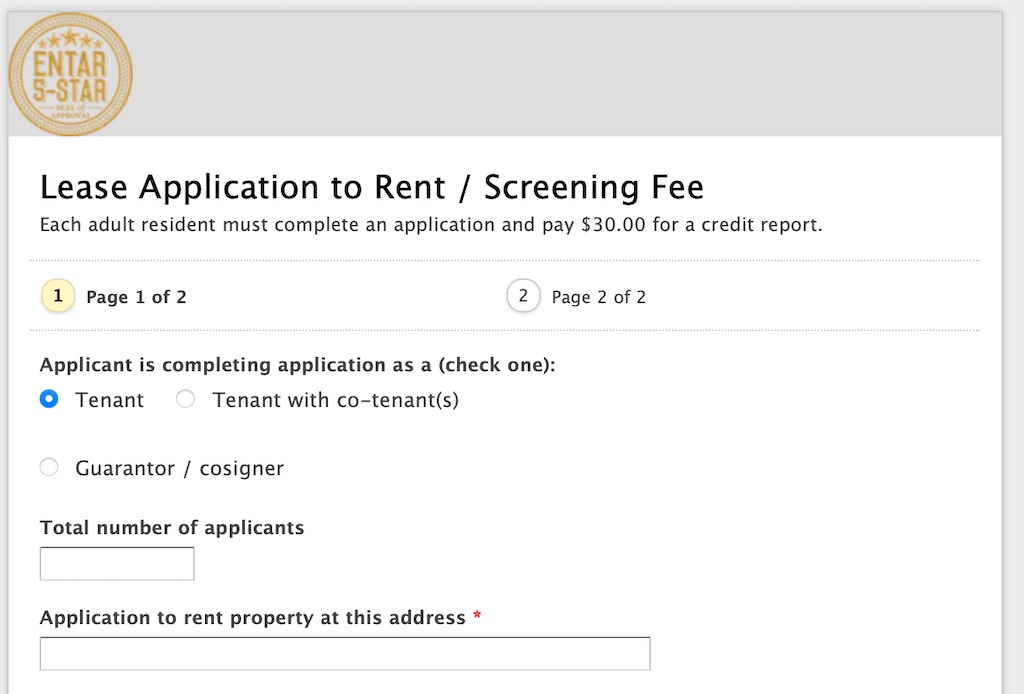 Application to Rent/Screening Fee – LA Loft Blog
